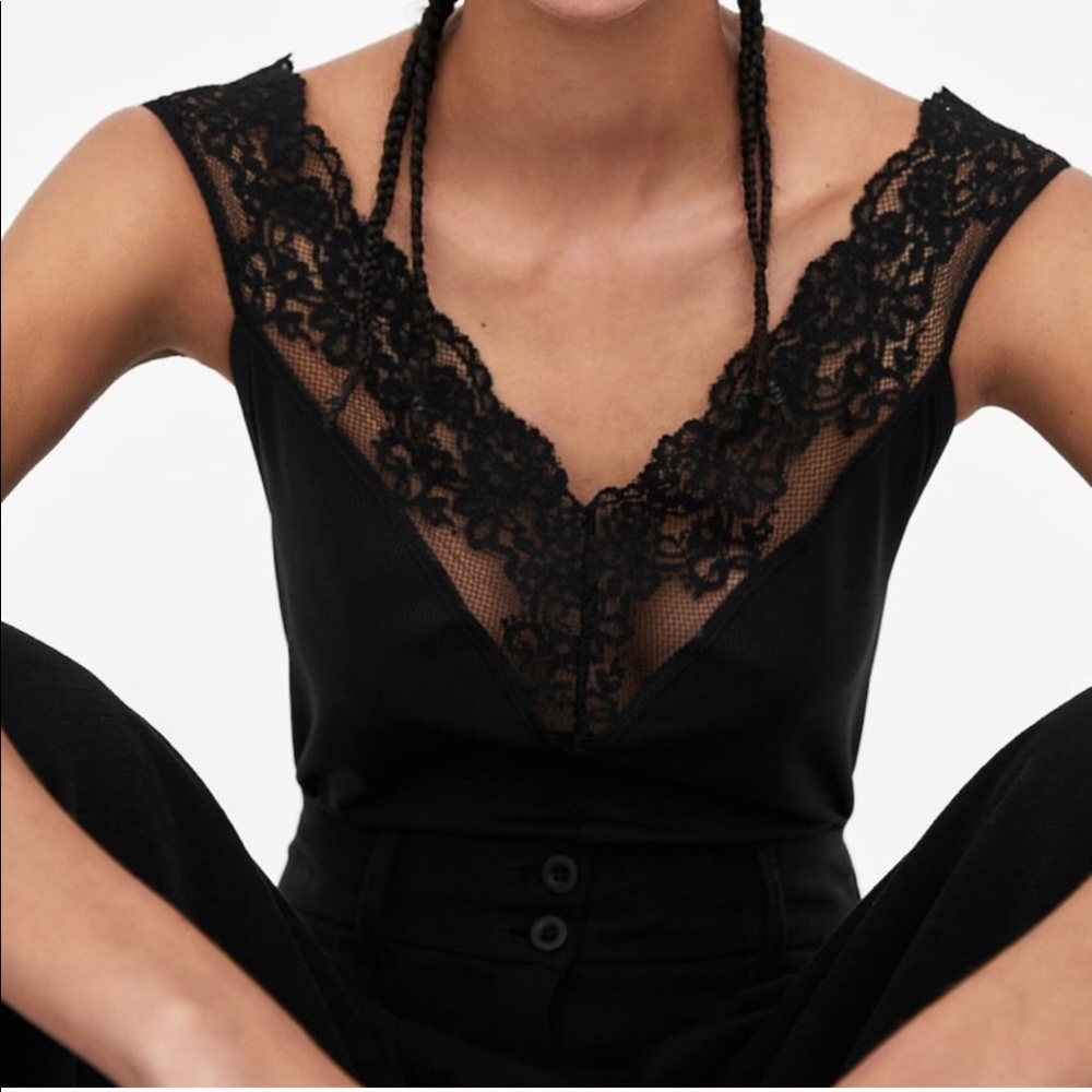 Lace Trimmed Zara Bodysuit